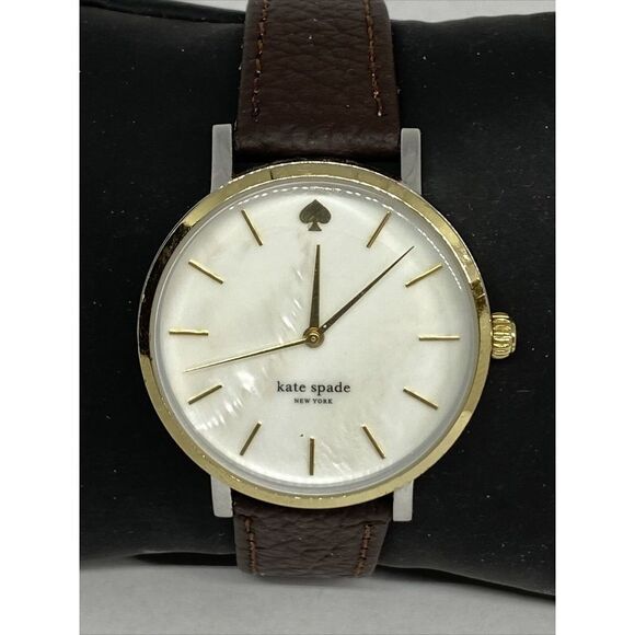Kate Spade New York 0005 Women's Brown Leather Analog Dial Quartz Watch XX558 - Picture 2 of 12